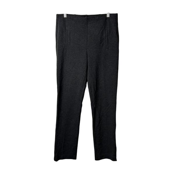 Chico’s So Slimming Juliet Ankle Pants Gray 0 US 4 Ponte Knit Stretch Pull On - Picture 1 of 7